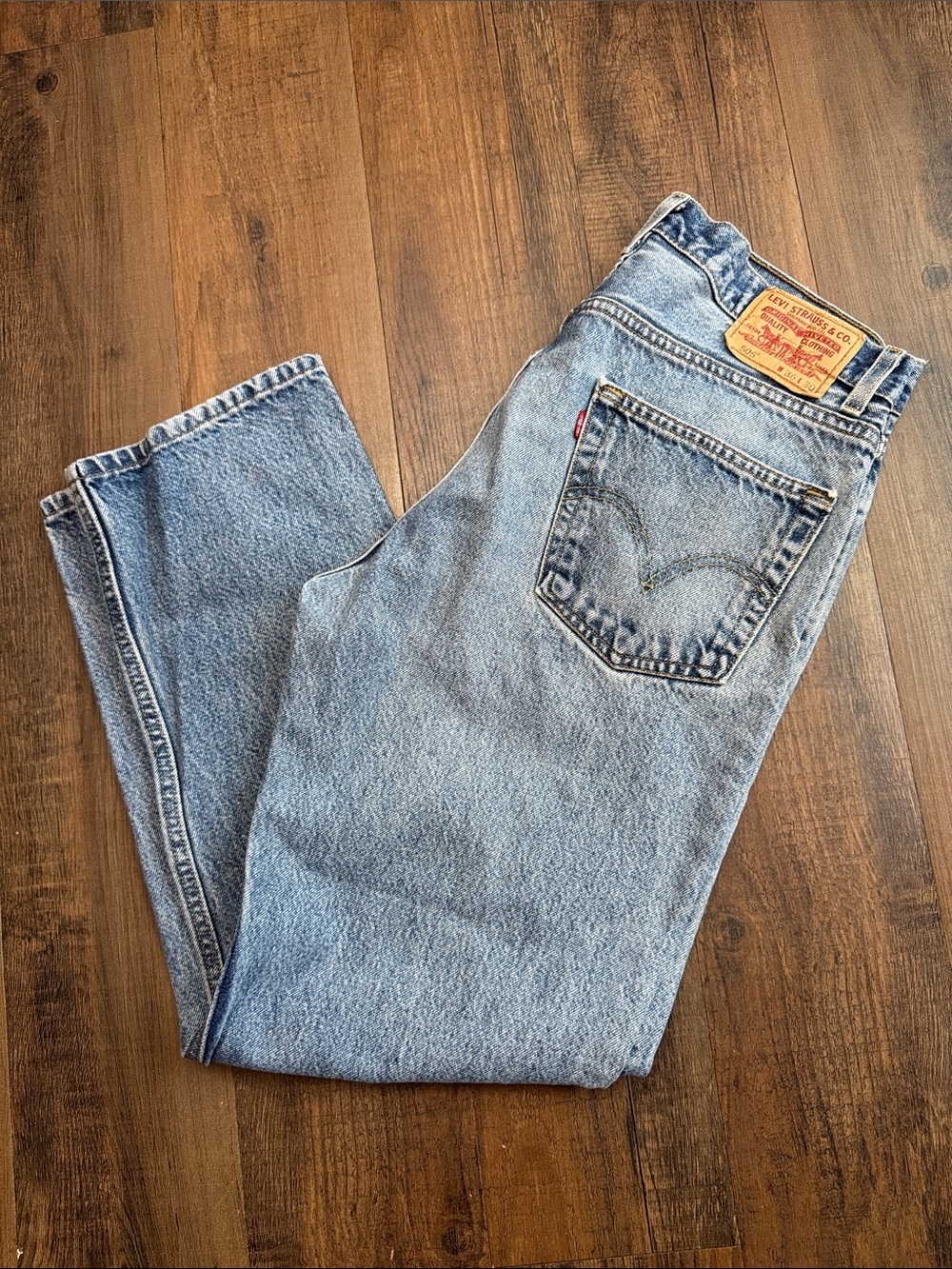Levi's Men's Light Blue Straight-Leg Jeans
